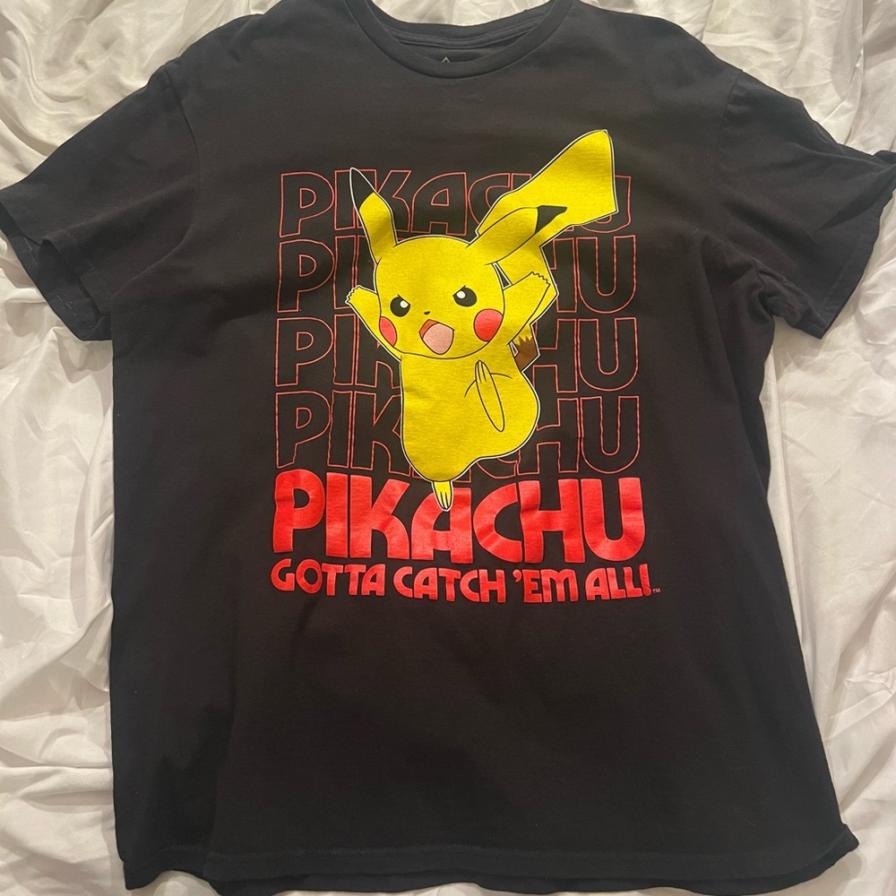 Pokémon Black Pikachu Size M Unisex T-Shirt
